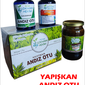 andız otu seti kür 4 lü , çay, macun, propolis, zerdeçal