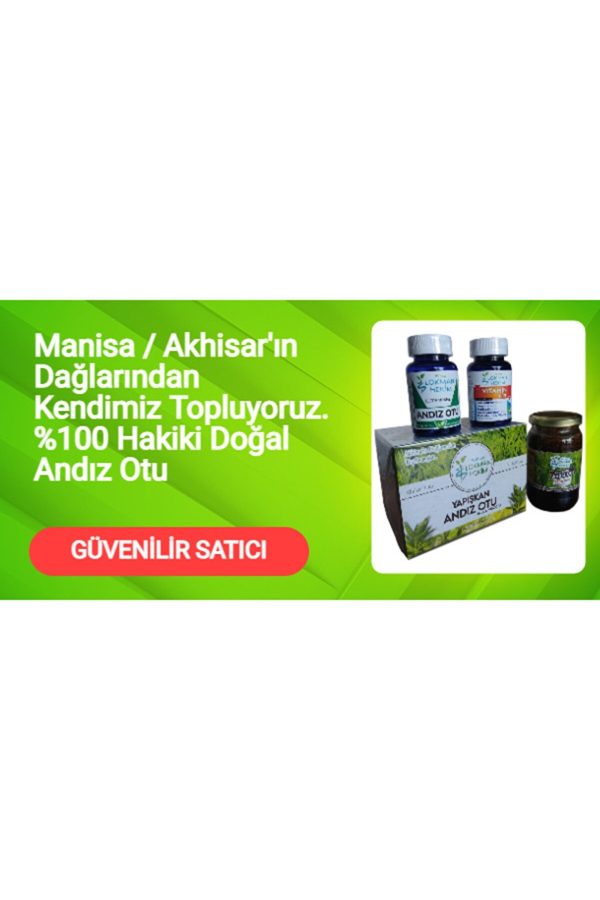 Andız Otu Akhisar Dallı Yapraklı, Yapışkan - Hakiki Doğal - Görsel 9
